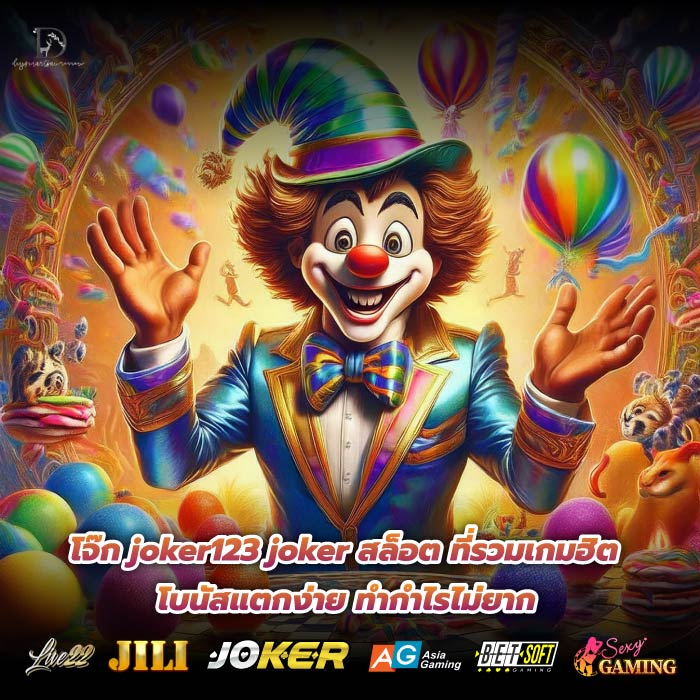 โจ๊ก joker123 joker สล็อต ที่รวมเกมฮิต โบนัสแตกง่าย ทำกำไรไม่ยาก